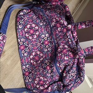 Vera Bradley Pink and Blue Floral Tote